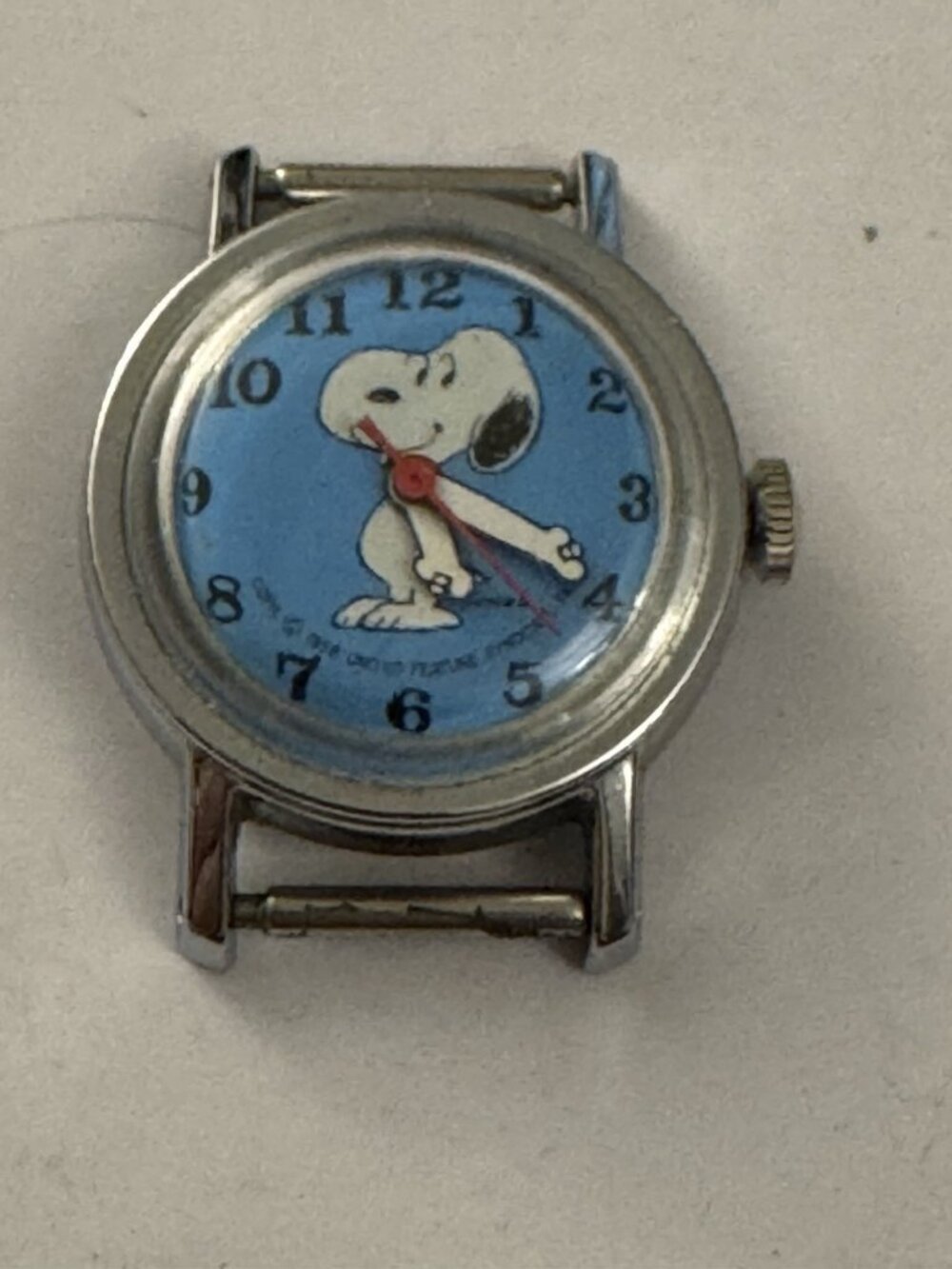 Vintage Used Snoopy Peanuts Watch Face No Band D9